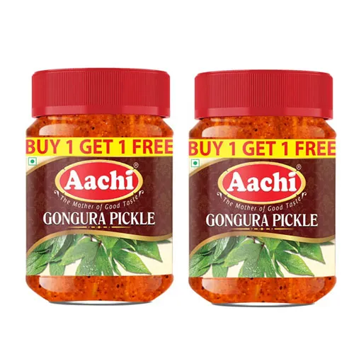 An image of Aachi gongura pickle