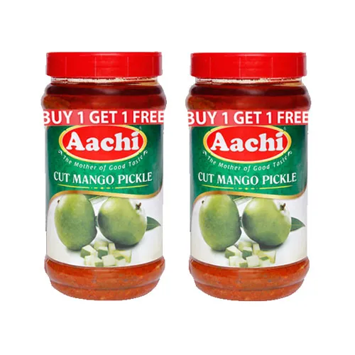 An image of Aachi pickle cut mango