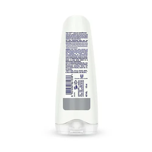 Backside image of Dove hair fall rescue conditioner
