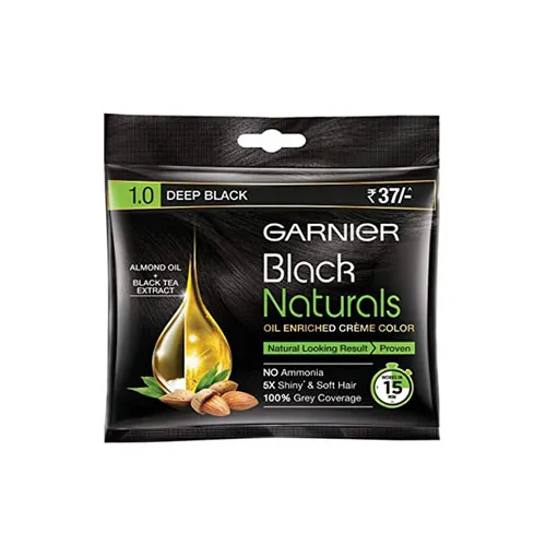 An image of Garnier Black Naturals Deep Black
