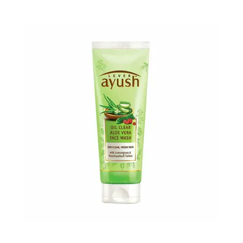 An image of Lever Ayush Oil Clear Aloe Vera Face Wash