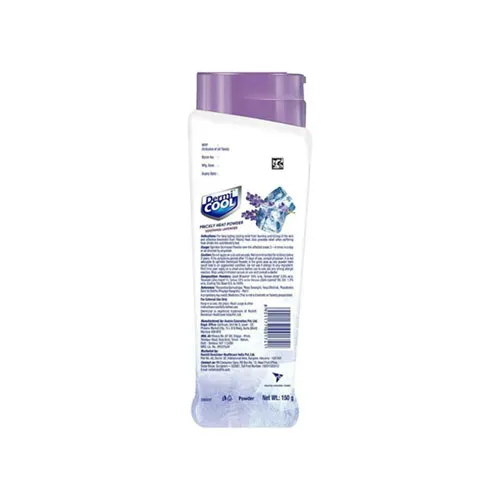 Backside image of Dermi Cool Prickly Heat Powder  Soothing Lavender