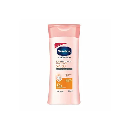 An image of Vaseline Healthy White  Sun+ Pollution Protection Body Lotion