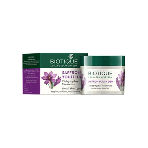 An image of Biotique Bio Saffron Dew Youthful Nourishing Day Cream