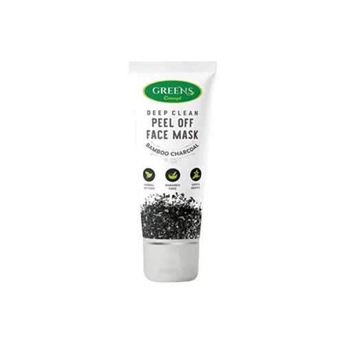 An image of Greens Concept  Charcoal peel Off Face Mask