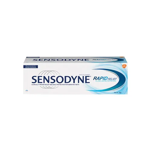 An image of Sensodyne Rapid Sensitivity Relief Toothpaste