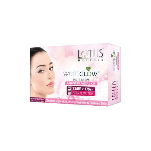 An image of LOTUS White Glow Insta Glow Fairnes Facial Kit
