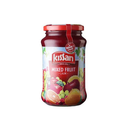 Backside image of Kissan Mixed fruit jam 