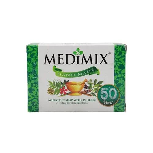 An image of Medimix Ayurvedic Soap With 18 Herbs 