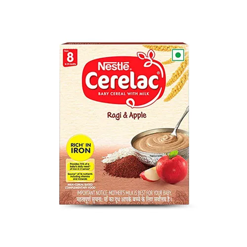 An image of Nestle Cerelac Ragi Apple