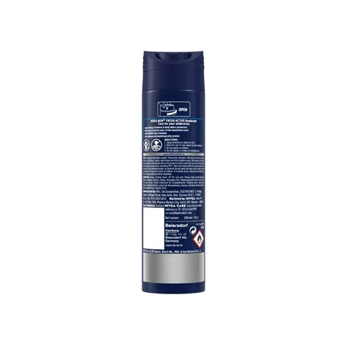 Backside image of Nivea FRESH ACTIVE Deodorant 