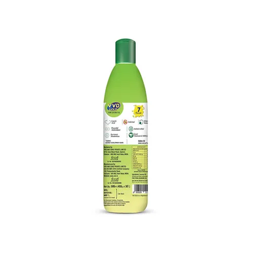 Backside image of VVD Lite Pure Coconut Oil