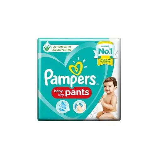 An image of Pampers Happy Skin Care Pants M