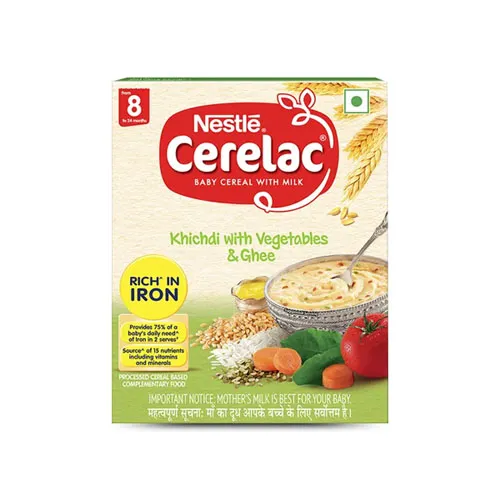 An image of Nestle Cerelac Vegetables Ghee