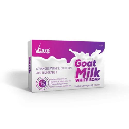 An image of vcare goat milk soap
